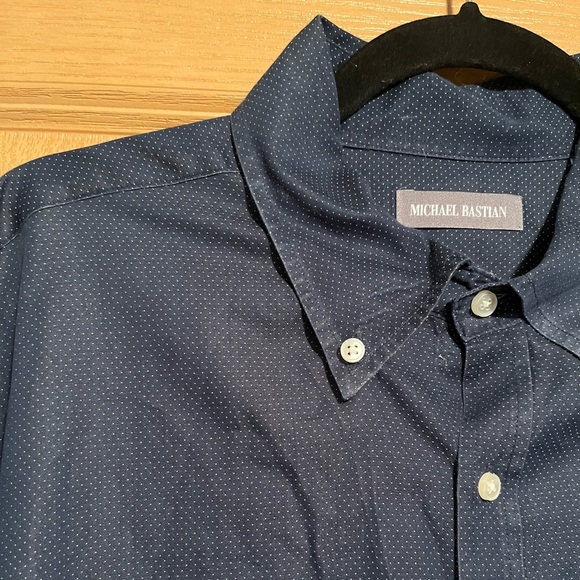 Men's Slim Fit Spread Collar Dress Shirt - Picture 13 of 16